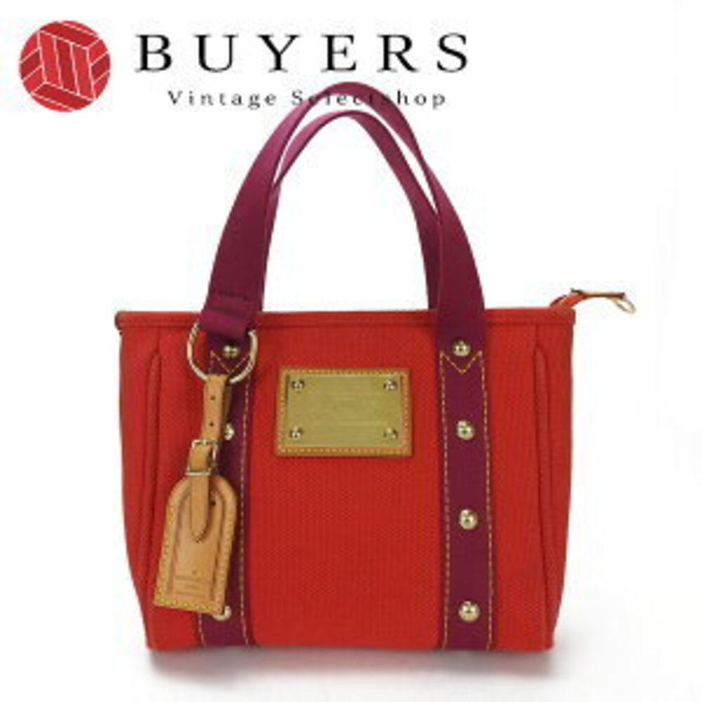 Louis Vuitton Handbag Tote Bag Cabas Antigua Rouge Red